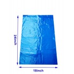 polybag--blue  24in. x 18in. Blue, 125pcs good 10+